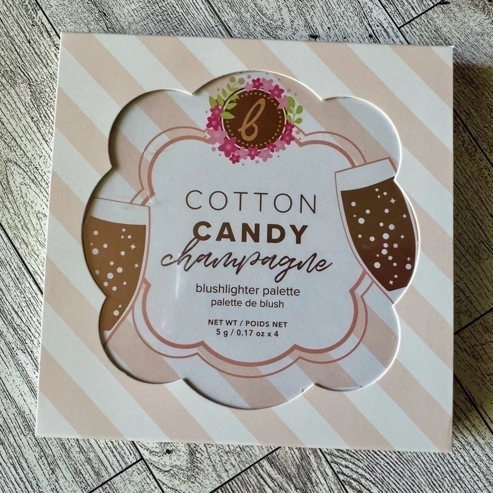 Brand New Beauty Bakerie's Cotton‎ Candy Champagne Blush Palette